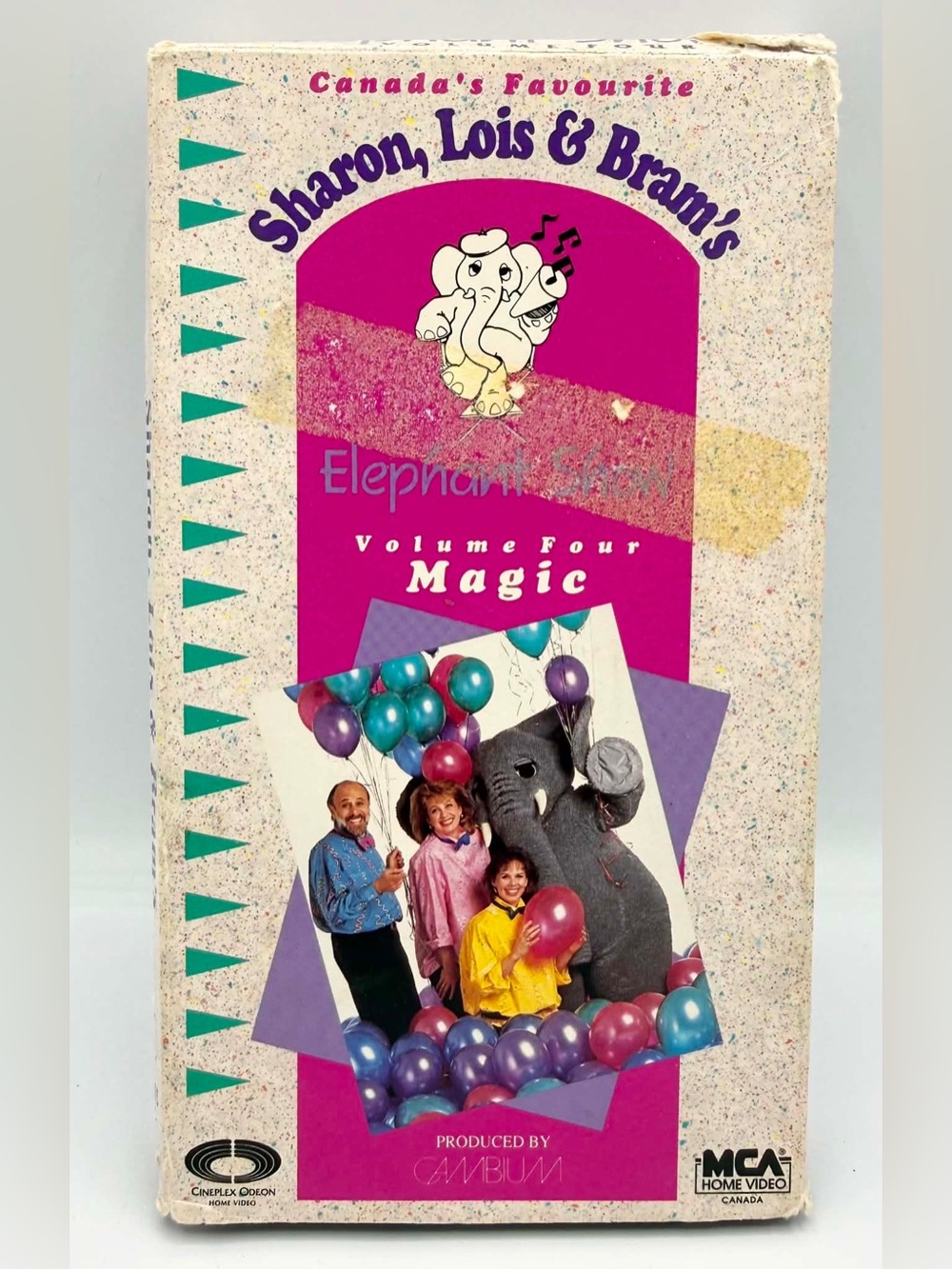 Sharon Lois & Bram’s Elephant Show Mysteries VHS Vol 4 Children Canada Musical